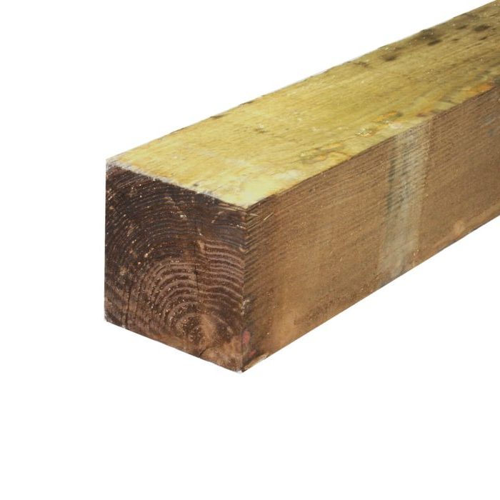 3" Wooden Fence Posts